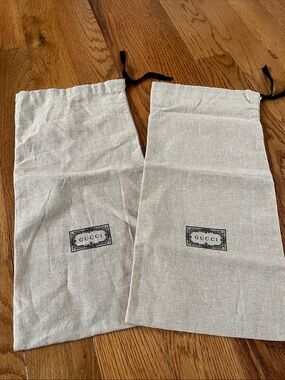 Gucci Dust Bags set of 2